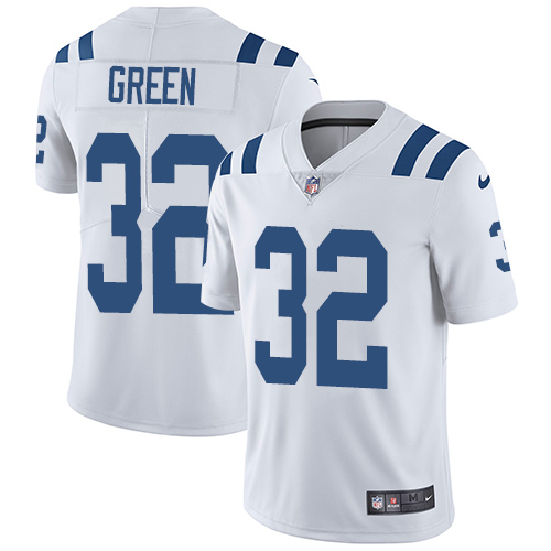 Nike Colts #32 T.J. Green White Men's Stitched NFL Vapor Untouchable Limited Jersey - Click Image to Close